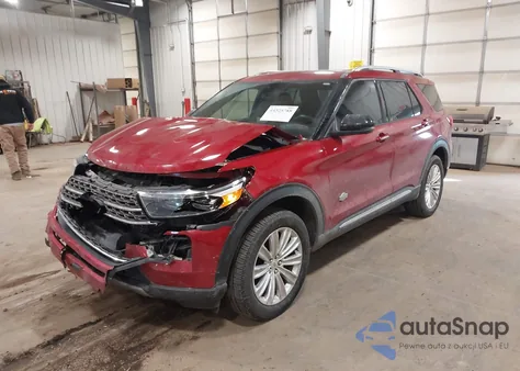 2021 Ford Explorer King Ranch z USA, uszkodzony, nr VIN 1FM5K8LC1MGB79663